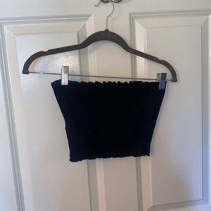 Black crop top